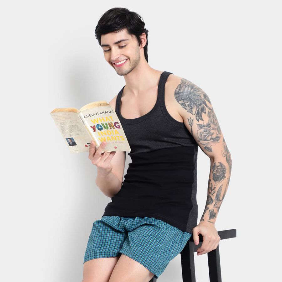 Men's T-Shirt, Charcoal, large